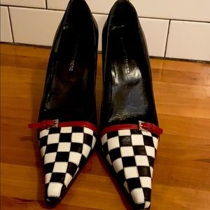 Gianmarco Lorenz Checkered Pump - 38